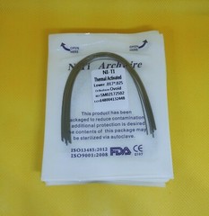 50 Packs Dental Arch Wires Orthodontic Thermal Activated NITI Rectangular Ovoid