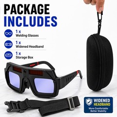 Auto Darkening Welding Glasses,Solar Welding Goggles Mask Helmet,Welder Goggle
