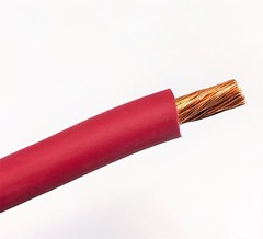 25′ FT 8 AWG GAUGE WELDING & BATTERY CABLE RED USA COPPER