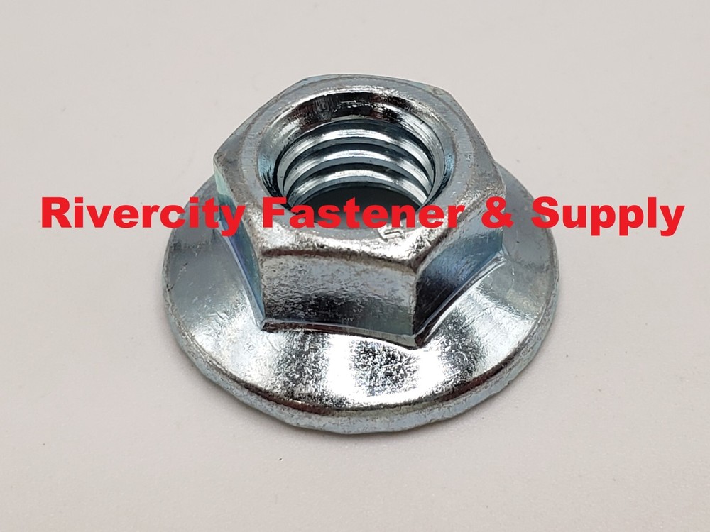 3/8-16 Steel Serrated LARGE Flange Lock Nuts 3/8×16 Nut 3/8 x 16 Flare nut