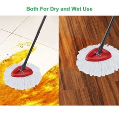 12Pack Spin Mop Heads Replacements – Easy Cleaning Microfiber Refills, 360 De…
