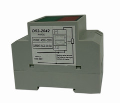 NIB D52-2042 DIN-RAIL AC VOLTAGE AND CURRENT DUAL DISPLAY AC80-300V AC0-100.0A