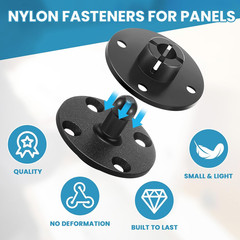 100 Pcs Fasteners for Panels Mounting Clips Ship Panel Fasteners