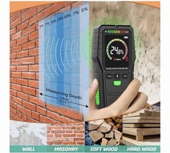 RDINSCOS Wood Wall Moisture Meter Digital Moisture Test