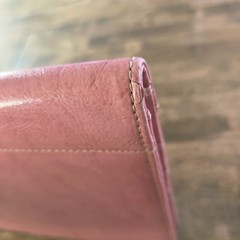 Franklin Covey Portfolio Binder Pink Leather *see pics