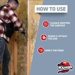 Kraken Bond Drywall Adhesive 24 oz. 12 Pack