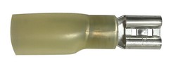 (10) 8 Gauge Heat Shrink Female Quick Disconnect .250 Wire Terminal Connector