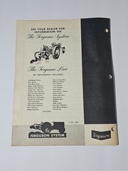 1949 Ferguson TO-20 Tractor Operation & Maintenance Manual 1976 Printing