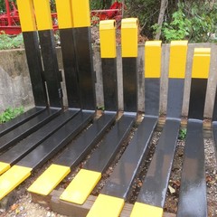 60,000 lb. Cap. Forklift Forks, 7′ long, very good condition, will fit any lift!