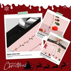 Jowlroel 50 Christmas Poly Mailer 12×15.5″ Waterproof Shipping Bags Festive