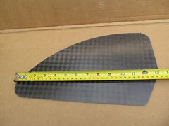 Lot of 50x Carbon Fiber pattern Fiber Glass flat plate 2.7mm thick