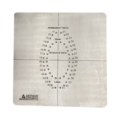 Rubber Dam Template for Hole Punching ARTMAN