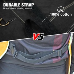 2PCS ARCCAPTAIN Leather Welding Work Apron Heat Flame Resistant Cowhide 6Pockets