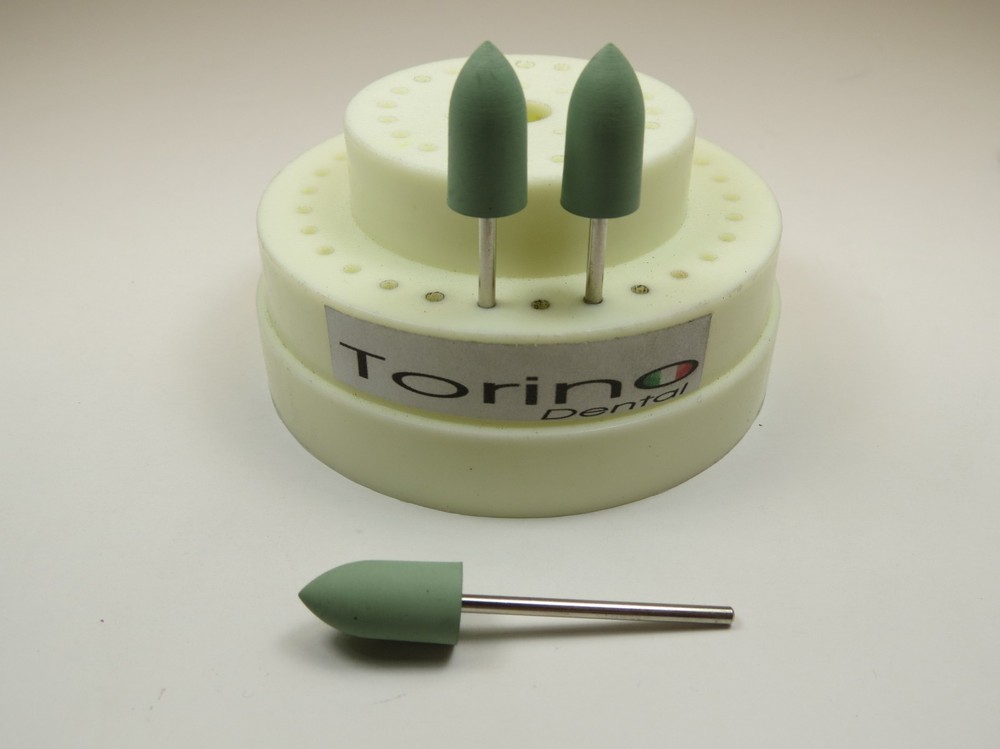 Dental Silicone Polishers Burs HP Lab Conical Trunk 10H7608 Set /3 Pcs TORINO