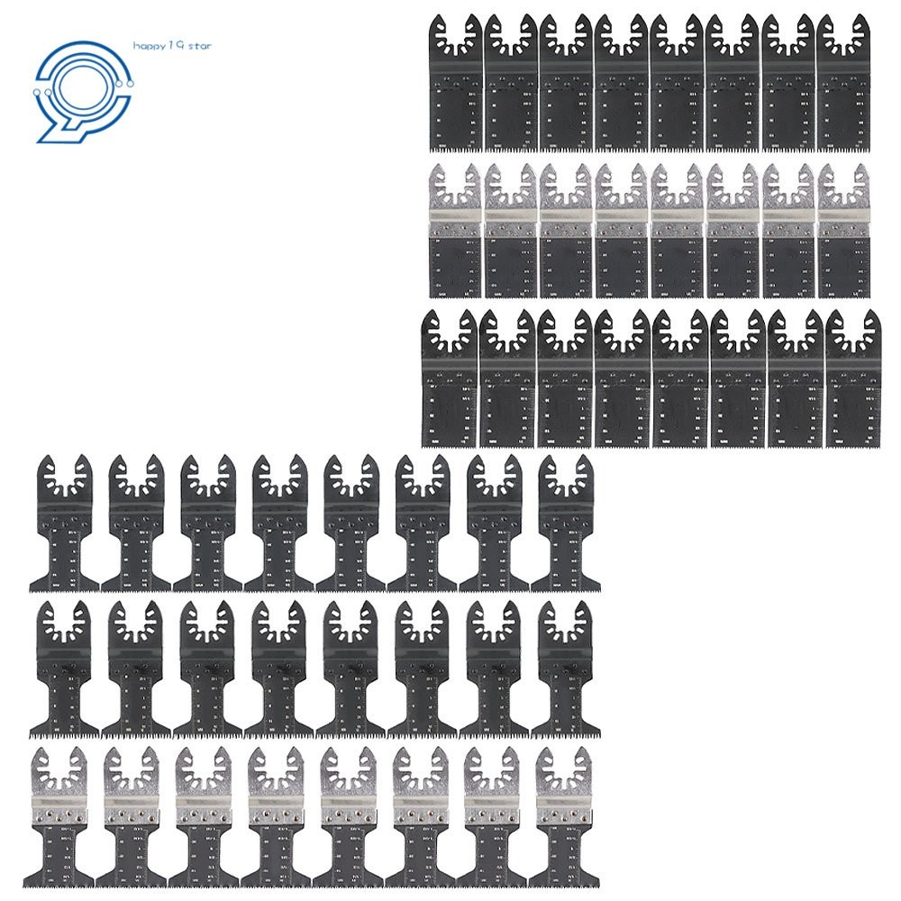 48 Piece Bi-metal Precision Tooth Oscillating Multi Tool Saw Blades