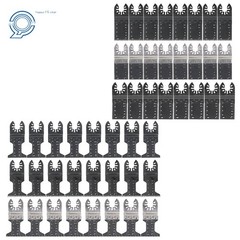 48 Piece Bi-metal Precision Tooth Oscillating Multi Tool Saw Blades