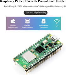 Pico 2 W with Color Pre-Soldered Header Compatible with Raspberry Pi Pico 2 W Mi
