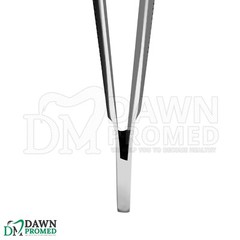 3 Pcs Lucae Ear Forceps 5.5″, 6.25″, 8.25″ Bayonet Tweezer Set ENT Instruments