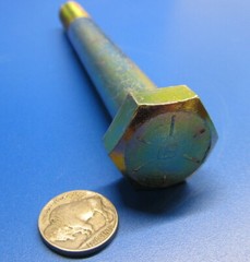 Cap Screw Bolt, PT, GRADE 8 Yellow Zinc Chromate 3/4″-10 x 7.00″ Length, 5 Pc