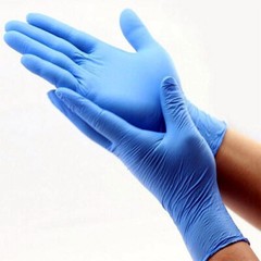 100 4mil NITRILE Disposable Blue Medical Exam Gloves Latex Powder Free S M L XL