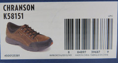 Rockport Men’s Chranson Walking Shoes 12 Wide Dark Brown/Black NEW