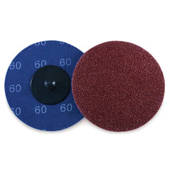 25PCS 3 inch Roll Lock Die Grinder Sanding Disc 60 Grit Quick Change for Drill