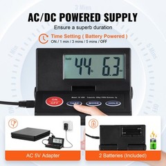 VEVOR Shipping Scale Digital Postal Scale 110 lbs x 0.07 oz. AC/DC Package LCD