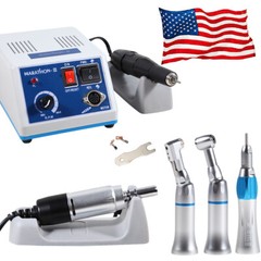 Dental Marathon Electric Micromotor / Contra Angle Straight Handpiece/10*Burs po