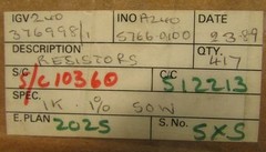 CGS Aluminum Metal Encased Resistors, HSA50 1K Ohm 1% Tolerance 50W 1GV376998/1