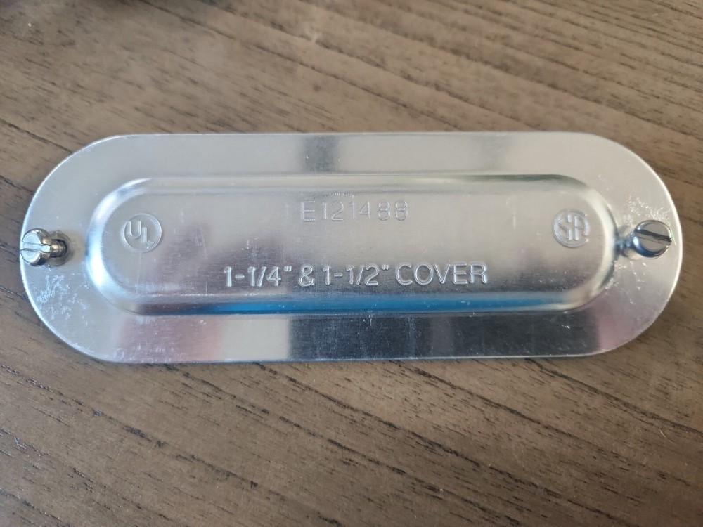CONDUIT BODY COVER 1-1/4″ & 1-1/2″ E121488
