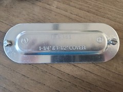 CONDUIT BODY COVER 1-1/4″ & 1-1/2″ E121488