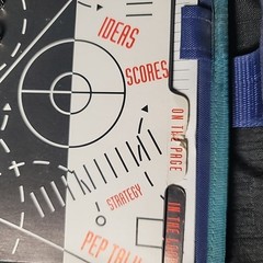 VINTAGE NIKE MEAD MINI BINDER STUDENT PLANNER DARK BLUE/ TURQUOISE NYLON 1994