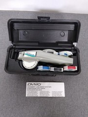 Dymo Organizer 1610 Label Maker, Unused, w/Case & 5 rolls of labels