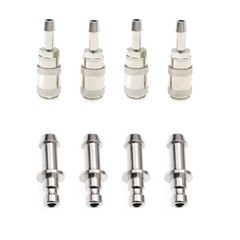 10 SET NIBP Cuff Connector Blood Pressure Hose Quick Male+Female Bayonet Socket