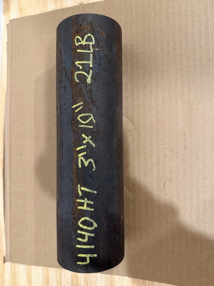 One Piece 4140 Hot Rolled Steel Bar Round Stock Heat Treated 3” OD x ~10”