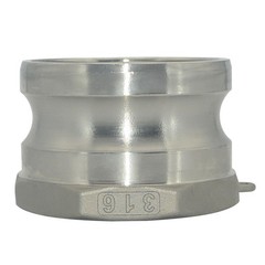 3″ inch Camlock type A male to NPT Female Threaded Adapter Stainless Steel 316