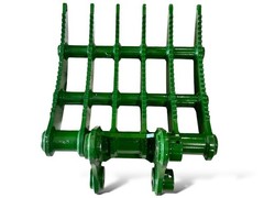 JMA 24in Mini Excavator Root Rake 4.5-6.5 Ton 45mm Pin-On Land Clearing Grapple