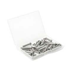 M4-0.7 x 12mm 50Pcs Flat Round Head Machine Screws, 304 Stainless Steel Phill…