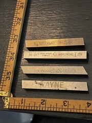 4 PRECISION HSS & COBALT TOOL BITS 3/8” ARMSTRONG WAYNE Mo MAX VASCO