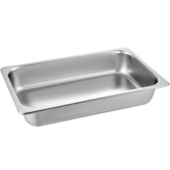 Full Size Deep Steam Table Pan 20.9×12.8×3.9″ Stainless Steel