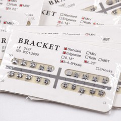 25Size Dental Orthodontic Bracket Braces Mini Standard Roth/Edgewise/MBT 022/018