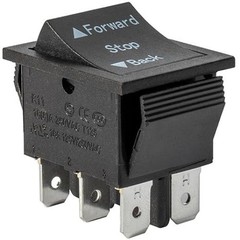 2 Pcs Universal Forward Reverse Switch for 6V 12V 24V Power Wheels, Forward Stop