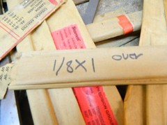 O-1 FLAT GROUND STOCK 37 Pounds Many sizes 1″ and under STARRETT, PEERLESS