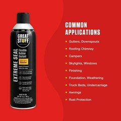 Great Stuff™ Extreme Sealant – Clear – 14 oz – Aerosol Clear 1-Pack