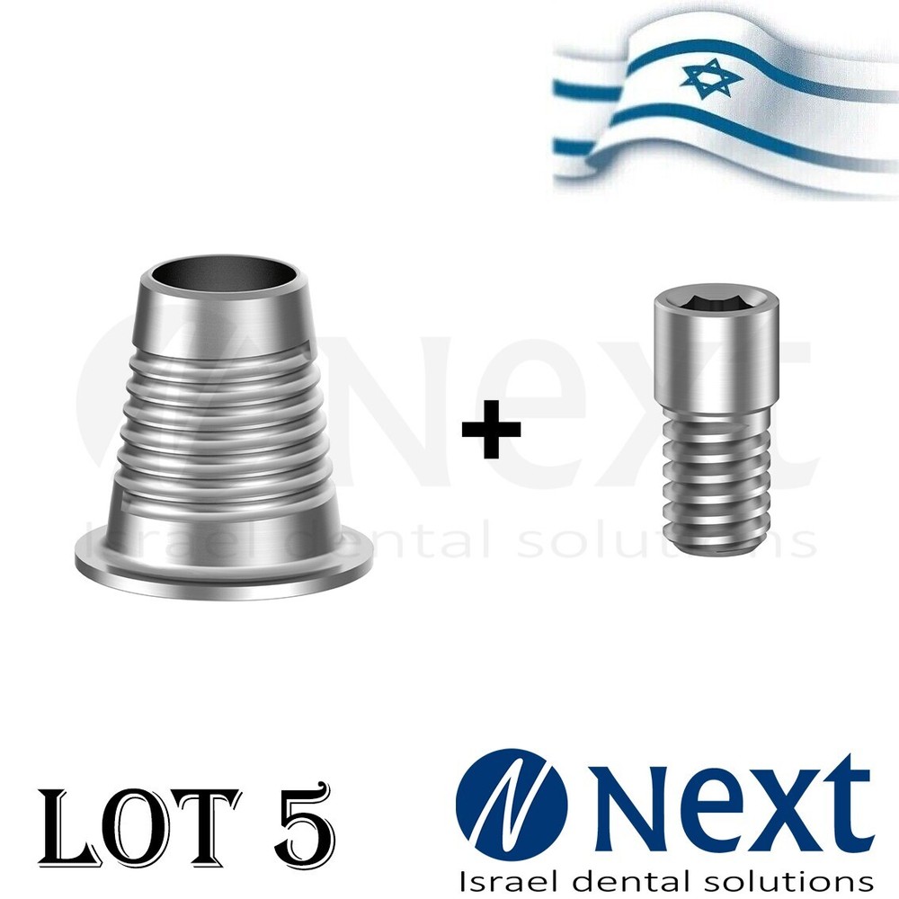 Lot x 5 Multi Unit titanium t base compatible thread 1.72 mm