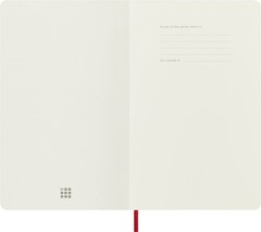 Moleskine Classic Notebook, Soft Cover, Large (5″ x 8.25″) Ruled/Lined, Scarl…