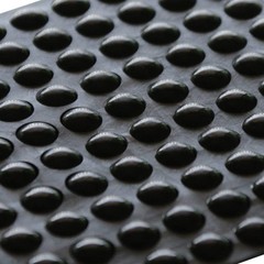 LLRY 100 Pieces Rubber Feet Pads Adhesive Buffer Door Bumpers Self Black