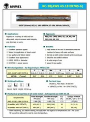 ER70S-6 0.035 in. Dia 2 lbs. Copper Coated Solid Wire (2 Rolls)