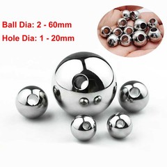 Ø 2mm-60mm Stainless Steel Ball Bearing Bead Ball with Through Hole Unthreaded
