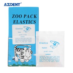 5000pcs Orthodontic Dental Elastics Band Animal images Fox Rabbit Squirrel